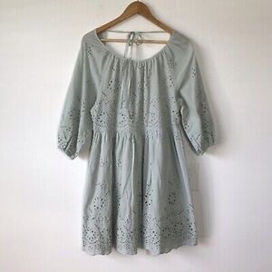 Eyelet Babydoll Dress